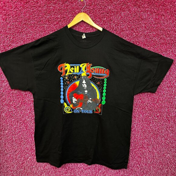 Neil Young Tour Stop Rock Tshirt size 2X - Picture 1 of 4
